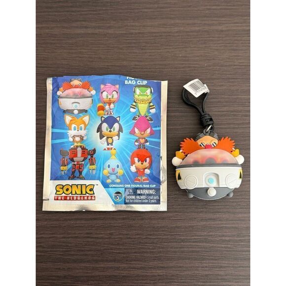 Sonic The Hedgehog Dr. Eggman Series 3 Blind Bag Figural Keychain - Picture 1 of 2